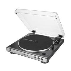 Audio-Technica AT-LP60X Fully Automatic Belt-Drive Turntable Gunmetal with Essentials