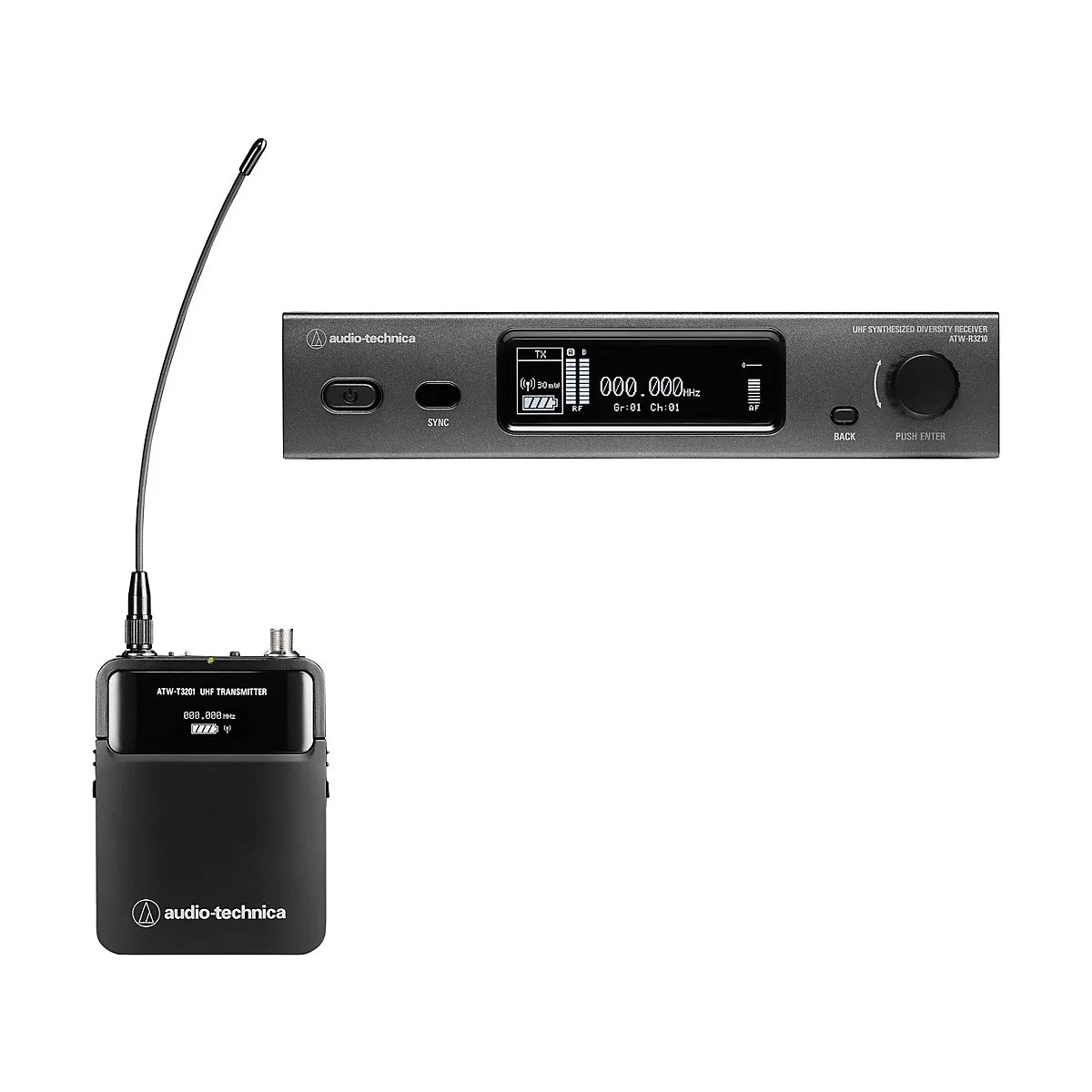 Audio-Technica ATW-3211 3000 Series Frequency-agile True Diversity UHF Wireless Systems