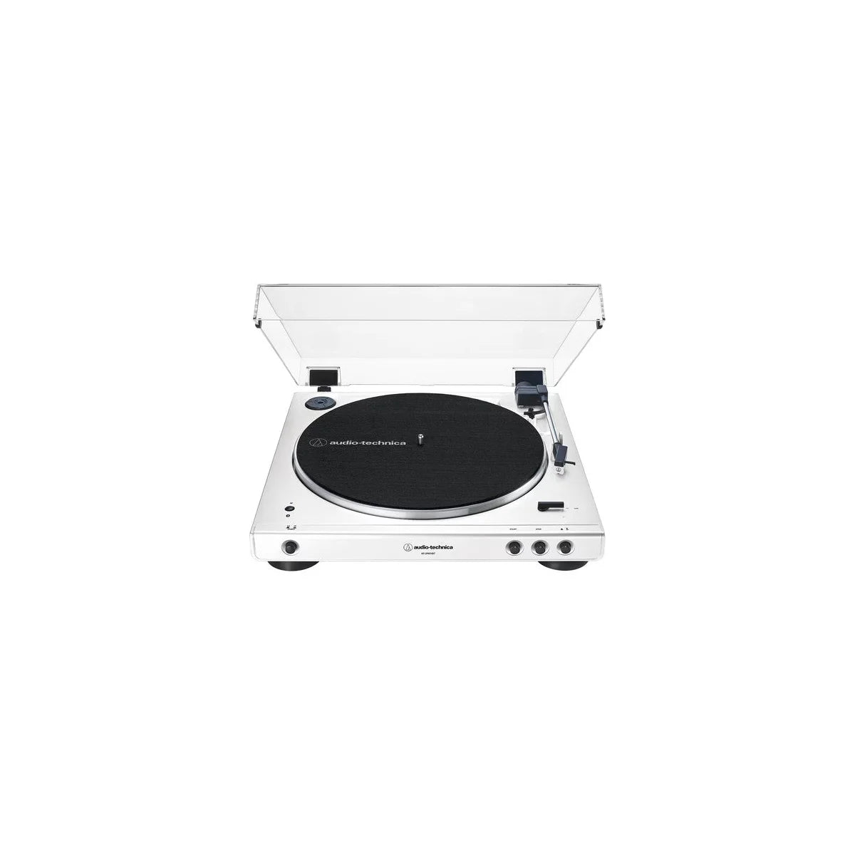 Audio-Technica AT-LP60XBT Bluetooth Stereo Turntable – Fully Automatic Belt-Drive Record Player (White).