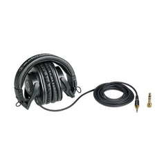 Audio-Technica ATH-M30x Professional Over-Ear Studio Monitor Headphones (Wired, Black)