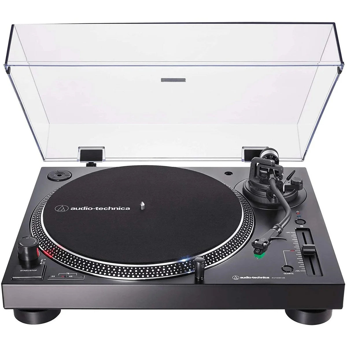 Audio-Technica AT-LP120XBT-USB-BK Wireless Direct Drive Turntable, Black