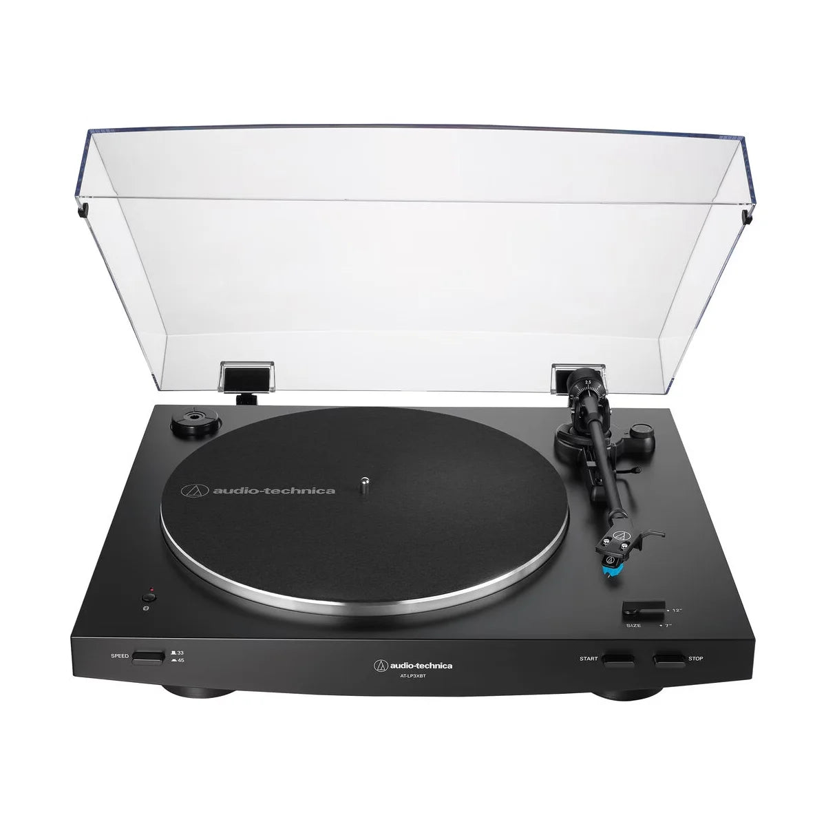 Audio-Technica AT-LP3XBT Fully Automatic Two-Speed Turntable with Bluetooth (Black).
