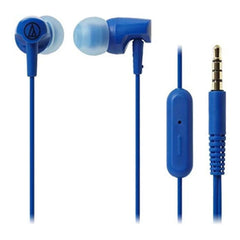 Audio-Technica ATH-CLR100iSBL SonicFuel, In-ear Headphones Inline Mic & Control