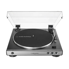 Audio-Technica AT-LP60X Fully Automatic Belt-Drive Turntable Gunmetal with Essentials