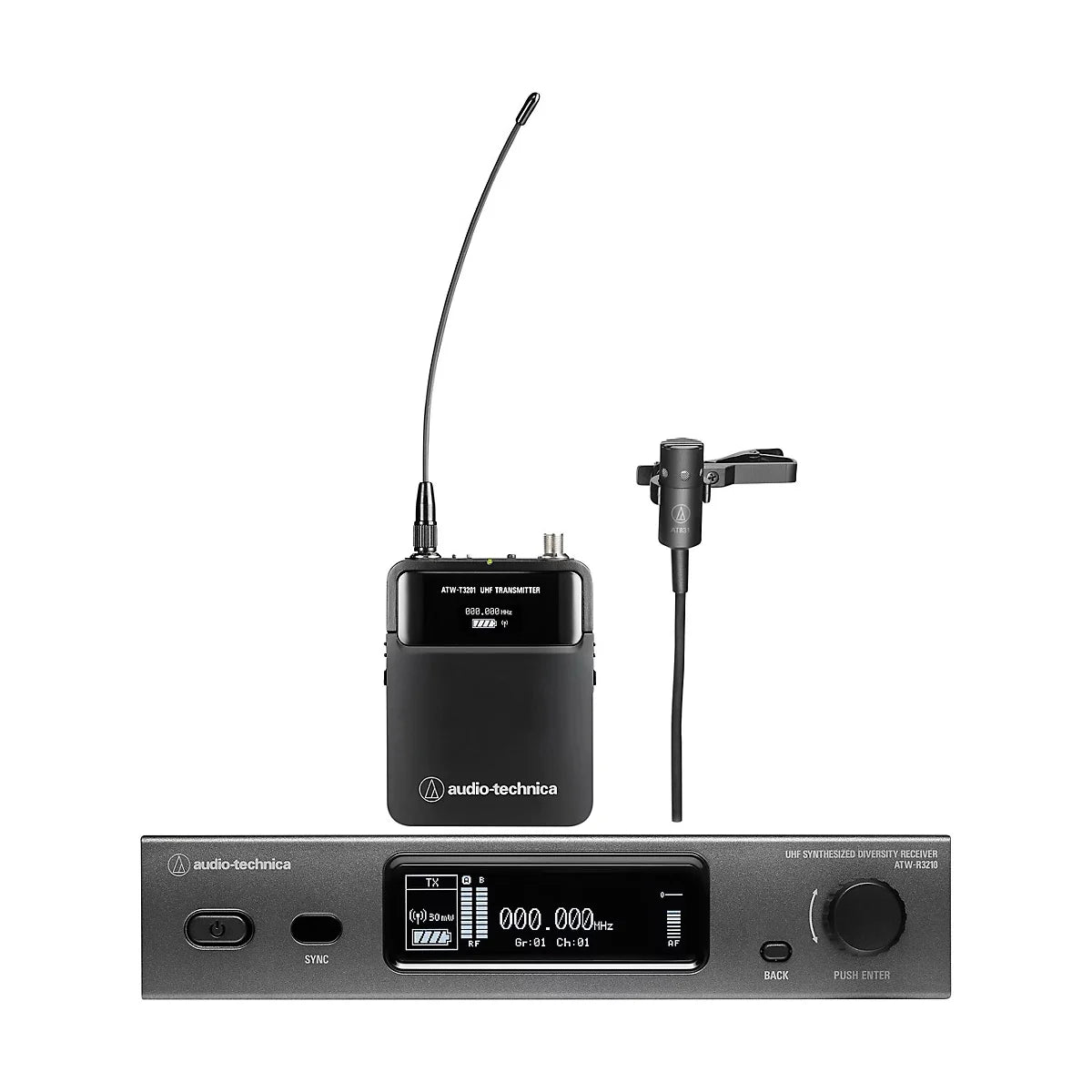 Audio-Technica ATW-3211/831 3000 Series Frequency-agile True Diversity UHF Wireless Systems